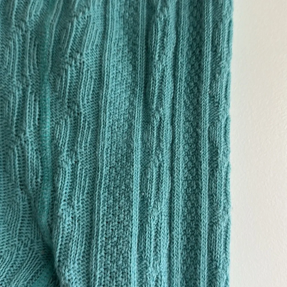 Mini Boden size 5-6 teal sweater warm leggings - Picture 2 of 5